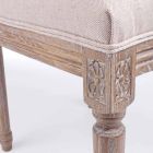 Cadeira Design Clássico com Estrutura em Madeira 2 Peças Homemotion - Murea Viadurini