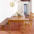 Cadeira Design Clássico em Madeira Maciça de Acácia Homemotion - Moritz Viadurini