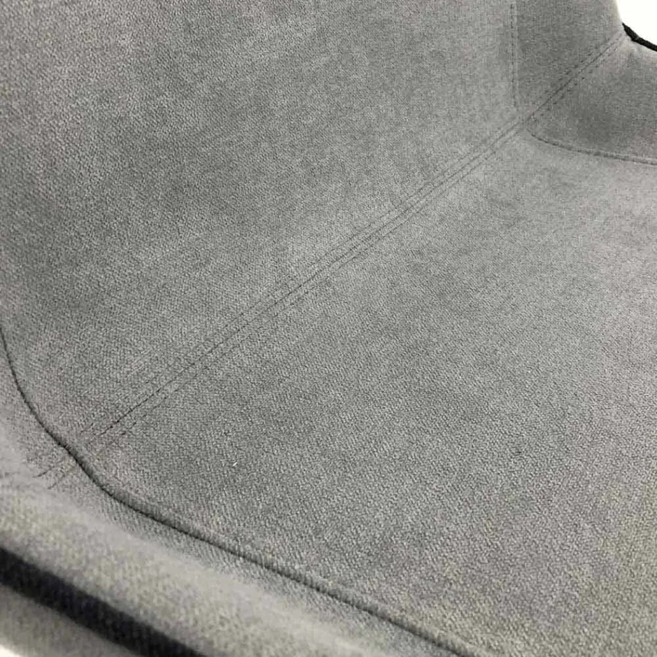 Cadeira design em tecido com pernas quadradas made in Italy, 4 peças - Oriella Viadurini