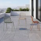 Cadeira Chagall - Design para Interiores e Exteriores em Polipropileno e Metal Viadurini
