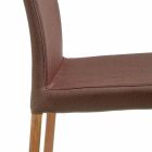 Cadeira de design coberta com tecido Amalia, H96 cm, fabricada na Itália Viadurini