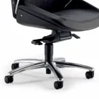 Cadeira executiva em pele de faia Ada Angelo Pinaffo & Gorgi Viadurini