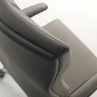 Cadeira executiva direcional contemporânea Edda, fabricada na Itália Viadurini