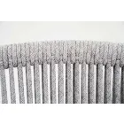 Cadeira de exterior com braços Empilhável estofado H 78cm - Smart by Varaschin Viadurini