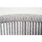 Cadeira empilhável para exterior com braços acolchoados H 73cm - Smart by Varaschin Viadurini