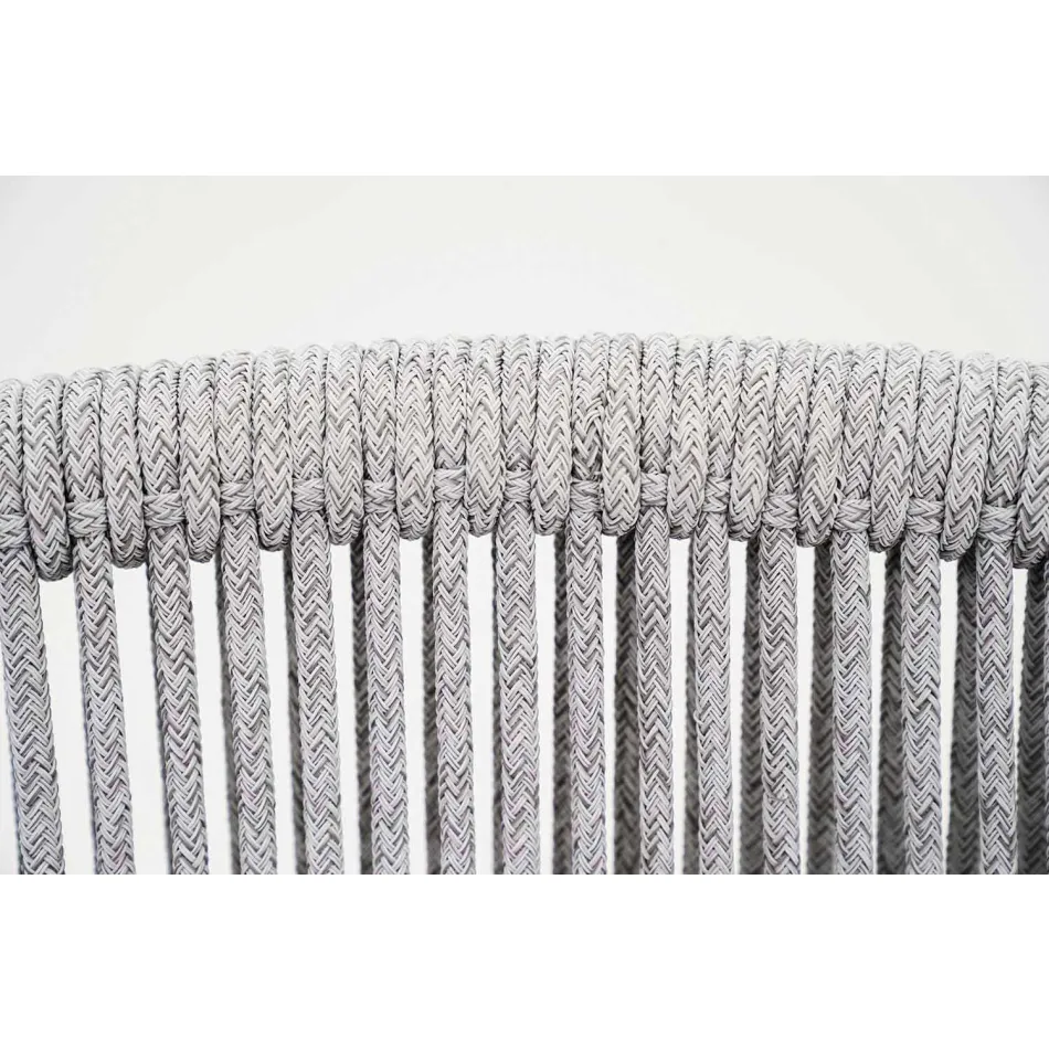 Cadeira empilhável para exterior com braços acolchoados H 73cm - Smart by Varaschin Viadurini