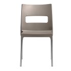 Cadeira de jardim em tecnopolímero e alumínio fabricada na Itália 4 peças - máximo Viadurini