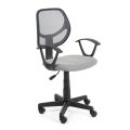 Cadeira giratória de escritório em tecido de nylon e malha em 3 cores - Rasha