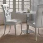 Cadeira estofada de design, com processamento de Capitonnè - Diana Viadurini