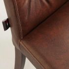 Cadeira estofada design com trabalho tufado - Diana Viadurini
