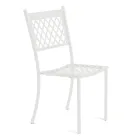 Cadeira Externa Empilhável em Aço Galvanizado Feito na Itália 4 Peças - Celia Viadurini