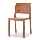 Cadeira empilhável ao ar livre em tecnopolímero fabricada na Itália 6 peças - redefinir Viadurini