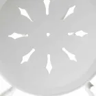 Cadeira empilhável para exterior em metal fabricada na Itália, 2 peças - Autoridade Viadurini