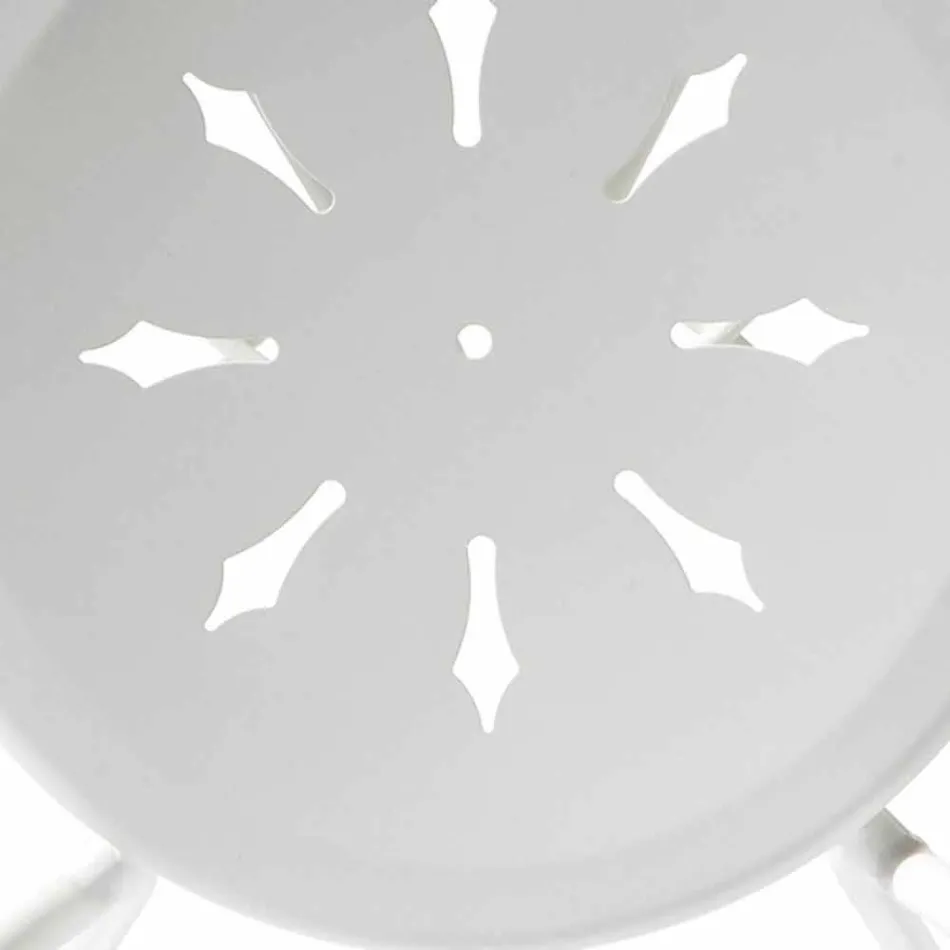 Cadeira empilhável para exterior em metal fabricada na Itália, 2 peças - Autoridade Viadurini