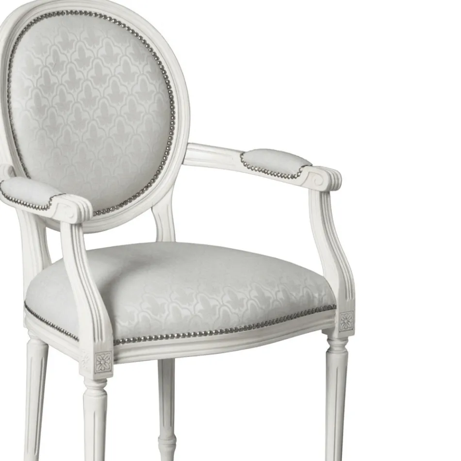 Cadeira de faia acolchoada com espuma de borracha fabricada na Itália - Occhio Viadurini