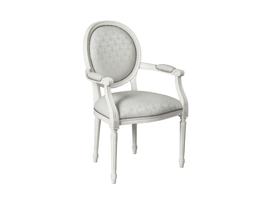 Cadeira de faia acolchoada com espuma de borracha fabricada na Itália - Occhio Viadurini