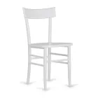 Cadeira de madeira de faia de 4 peças de design moderno - Stella Viadurini