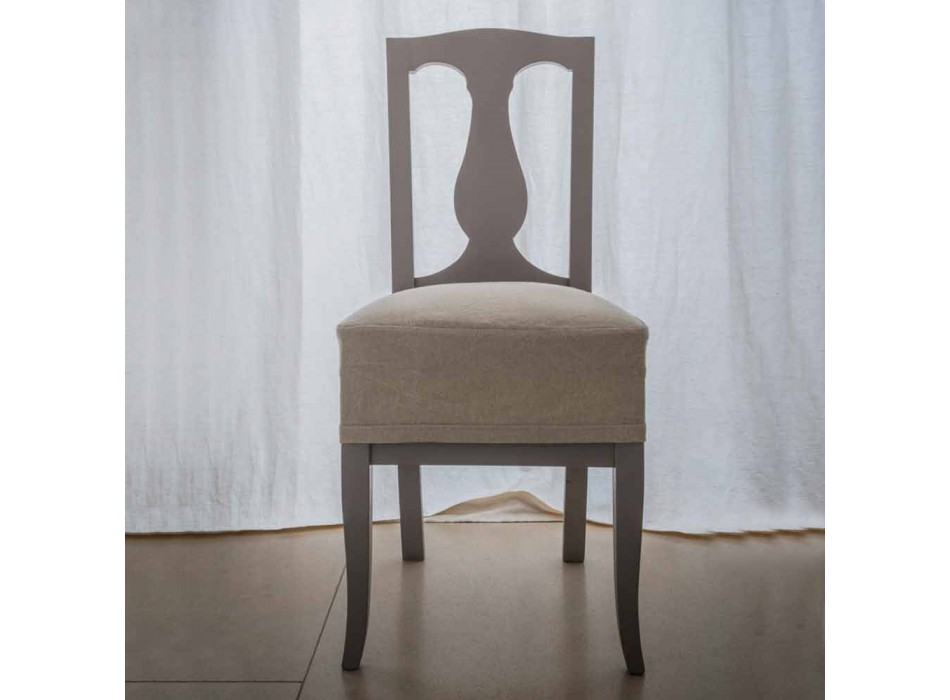 Cadeira em faia lacada de faia made in Italy, Kimberly Viadurini