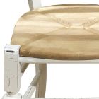 Cadeira de cozinha em madeira de freixo inteiramente feita na Itália - Thanos Viadurini