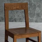 Cadeira em Masello Beech Wood Kitchen Design Made in Italy - Sofia Viadurini