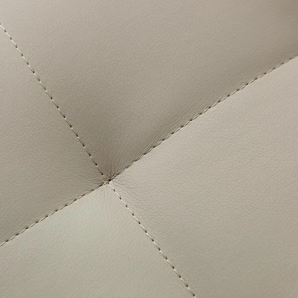 Cadeira Viola de design moderno, estofamento em couro ecológico e pernas de madeira Viadurini