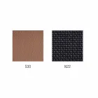 Mina cadeira de couro semidirecional e operativa fabricada na Itália Viadurini