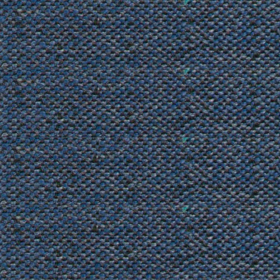 Cadeira de tecido com estrutura luxuosa de metal preto feito na Itália - cacau Viadurini