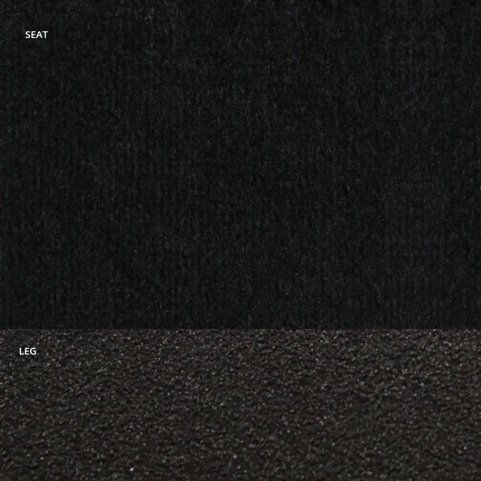 Cadeira em Veludo e Aço Lacado RAL Made in Italy 4 Peças - Mariapina Viadurini