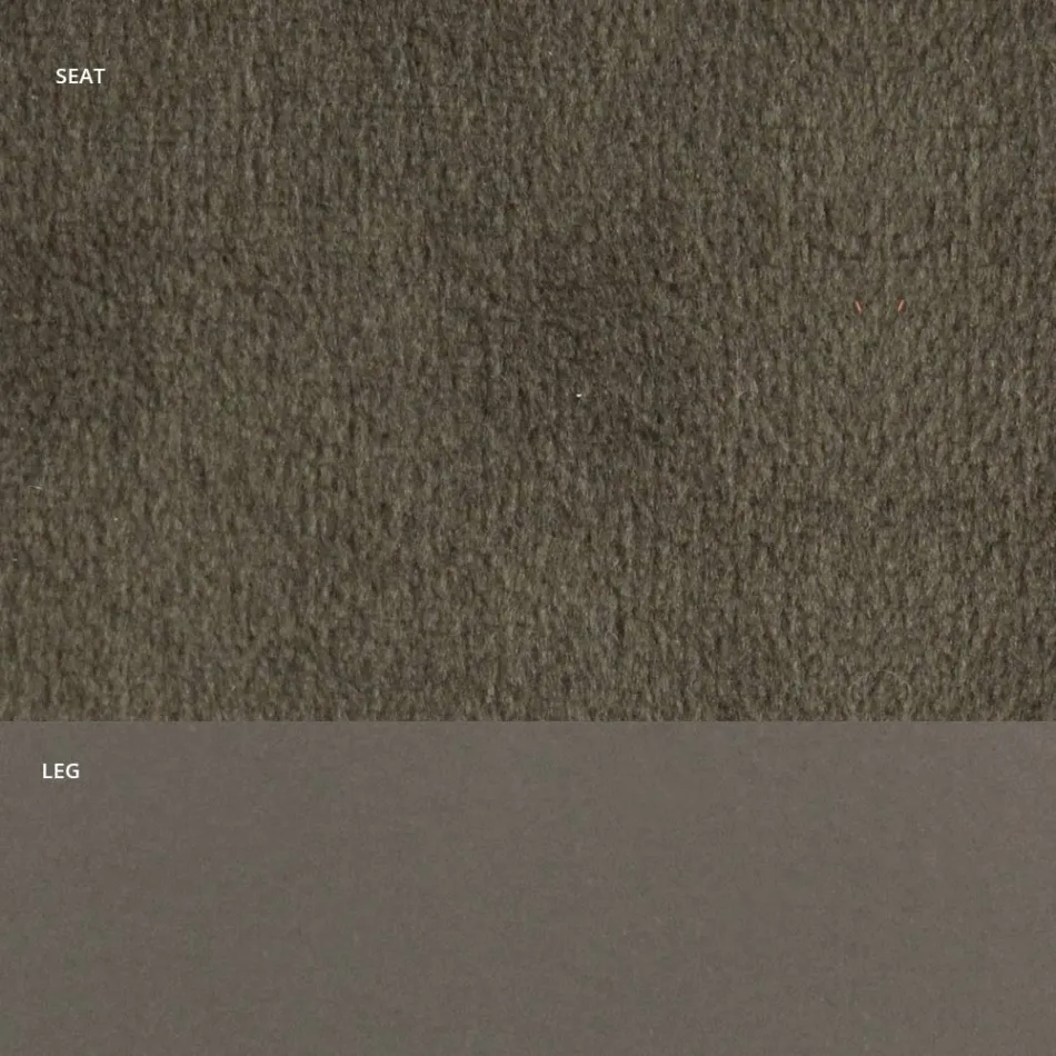 Cadeira em Veludo e Aço Lacado RAL Made in Italy 4 Peças - Mariapina Viadurini