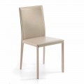 Cadeira de estar design moderno, H. 88,5 cm made in Italy, Carly