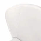 Cadeira moderna totalmente coberta de imitação de couro, Accadia, 4 pedaços Viadurini