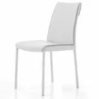 Cadeira moderna acolchoada e estofada fabricada na Itália - Monnalisa Viadurini