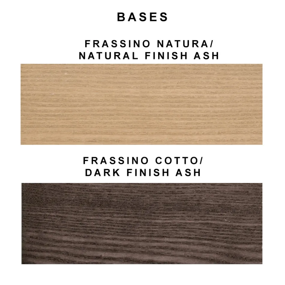 Cadeira Moderna de Design Elegante em Tecido com Borda e Madeira - Scarat Viadurini