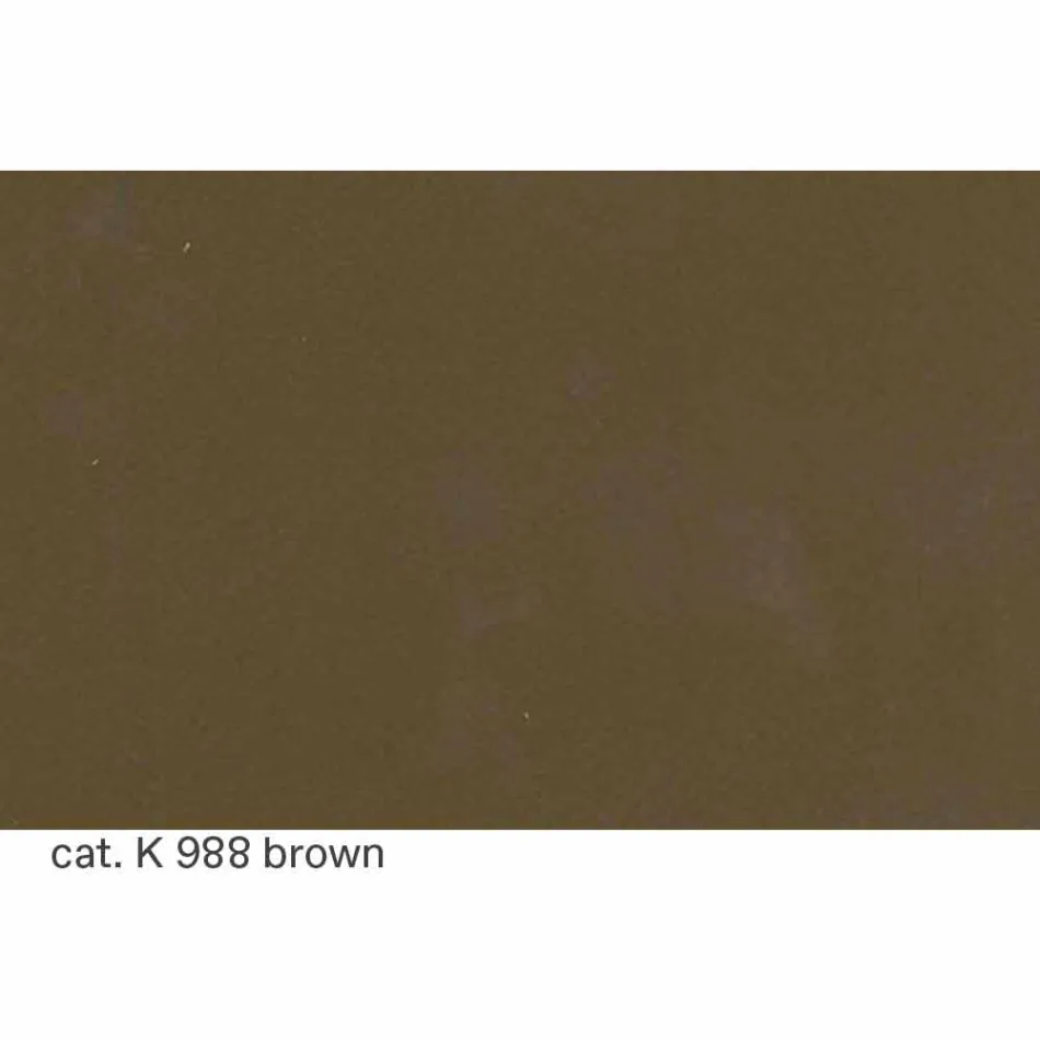 Cadeira de aço moderna com assento de couro de luxo Made in Italy - Beniamino Viadurini