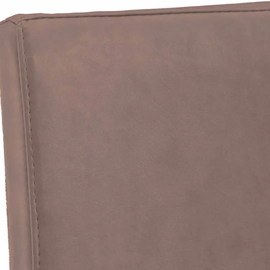 Cadeira moderna em couro ou imitação de couro para sala de jantar ou cozinha Maha Viadurini