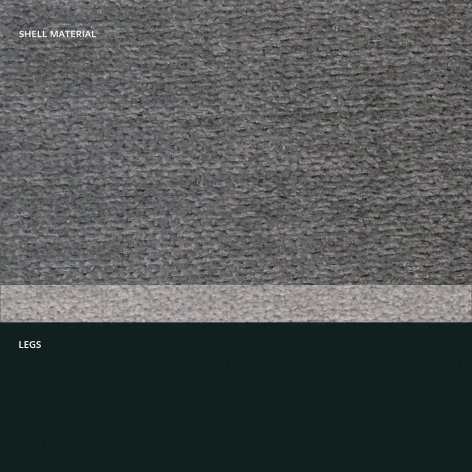 Cadeira moderna em tecido e pernas triangulares fabricada na Itália, Oriella Viadurini