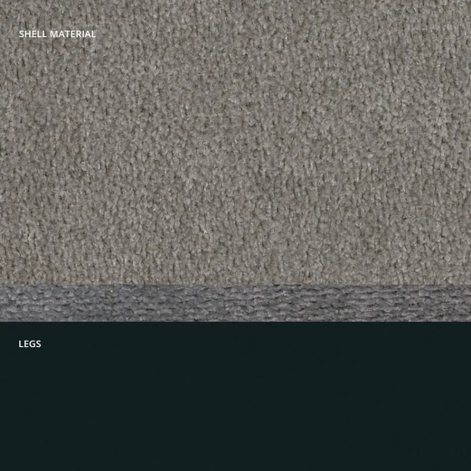 Cadeira moderna em tecido e pernas triangulares fabricada na Itália, Oriella Viadurini