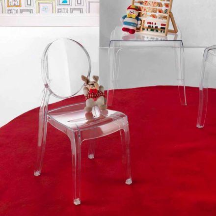 Cadeira moderna transparente Dylan Viadurini