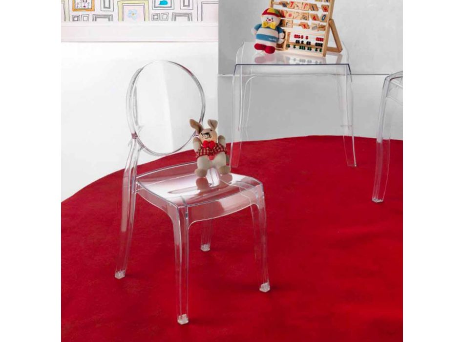 Cadeira moderna transparente Dylan Viadurini