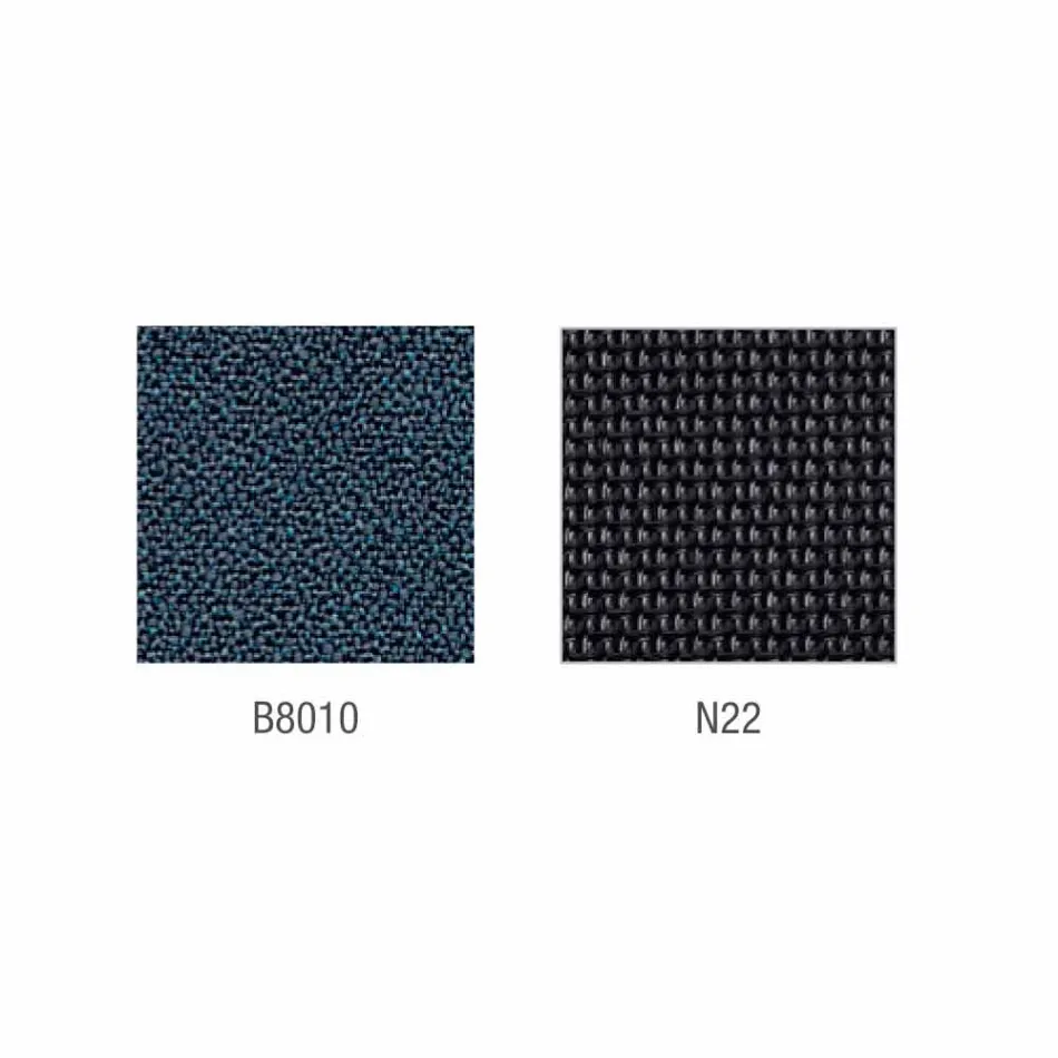 Cadeira operativa e semi-executiva em tecido produzido na Itália Mina Viadurini