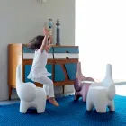 Cadeira elefante de design moderno para crianças, 4 peças coloridas - Tino by Myyour Viadurini