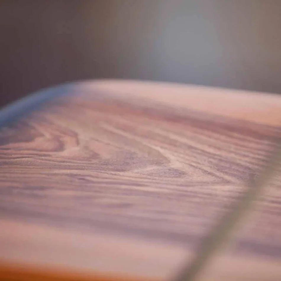 Cadeira para Sala de Jantar Feita à Mão em Madeira e Aço Made in Italy - Valencia Viadurini