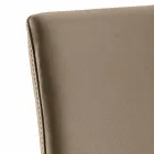 Cadeira de jantar Abbie faux couro design, made in Italy Viadurini