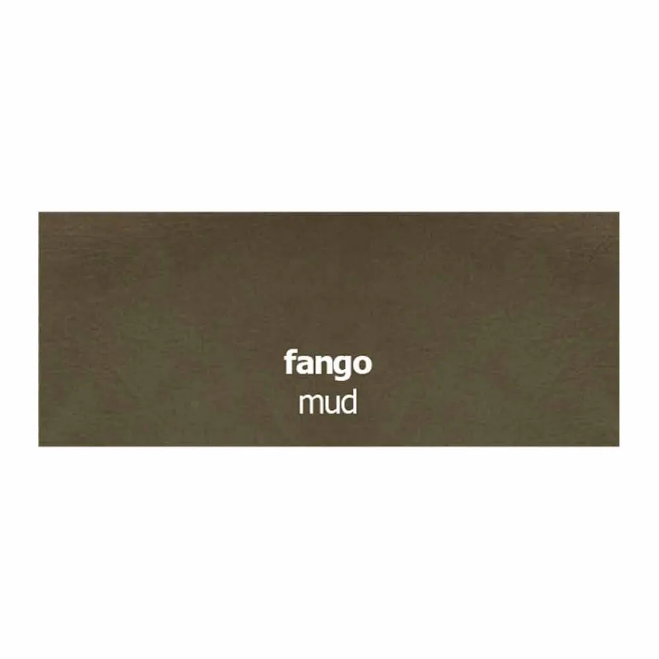 Cadeira da sala de jantar em ecoleather e metal made in Italy, 2 peças - selênio Viadurini