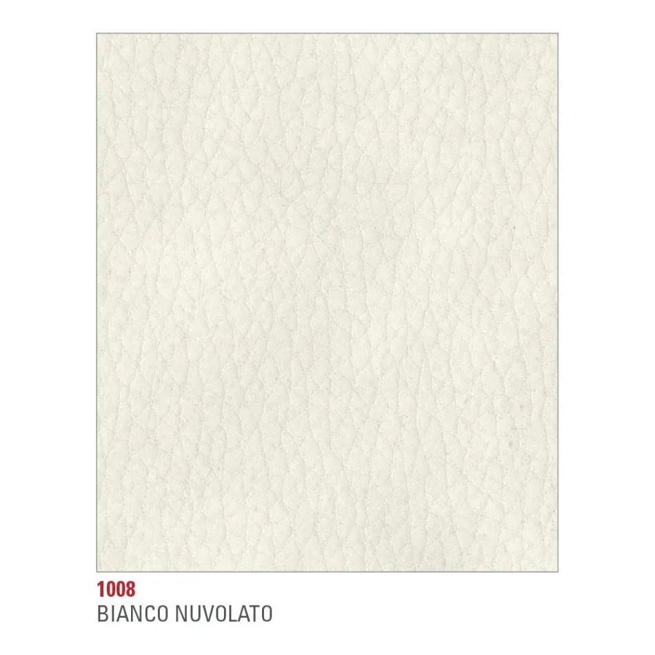 Cadeira de sala de jantar de couro sintético fabricada na Itália, 2 peças - Mawi Viadurini