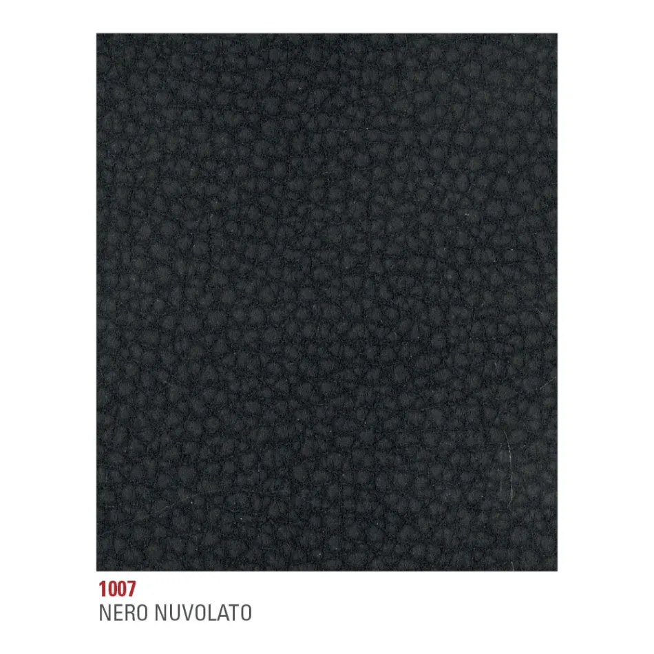 Cadeira de jantar de couro sintético fabricada na Itália, 2 peças - Mawi Viadurini