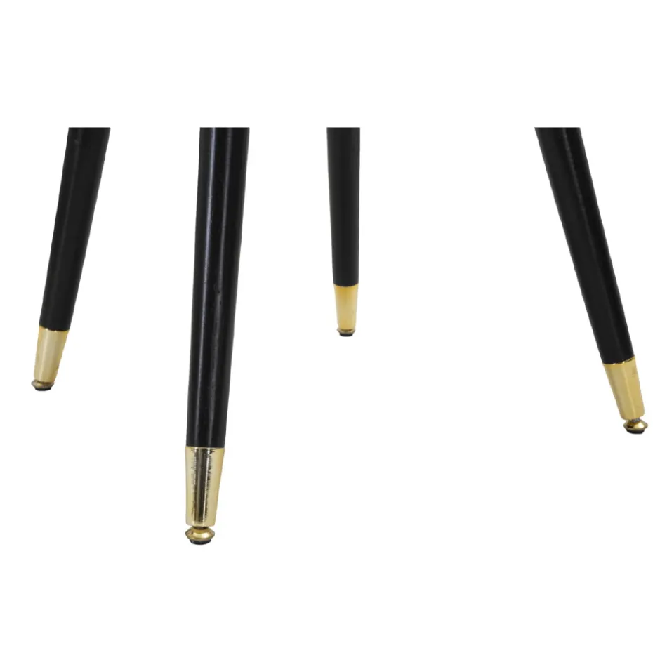 Cadeira da Sala de Jantar em Madeira com Assento forrado em Tecido - Latina Viadurini