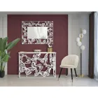 Cadeira da Sala de Jantar em Madeira com Assento forrado em Tecido - Latina Viadurini