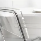 Cadeira de sala de jantar de plexiglass feita na Itália 2 peças - Charlotte Viadurini