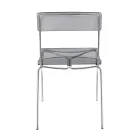 Cadeira de sala de jantar de plexiglass feita na Itália 2 peças - Charlotte Viadurini